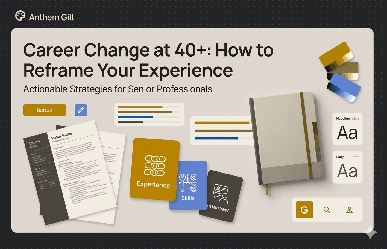 Career Change at 40+: How to Reframe Your Experience